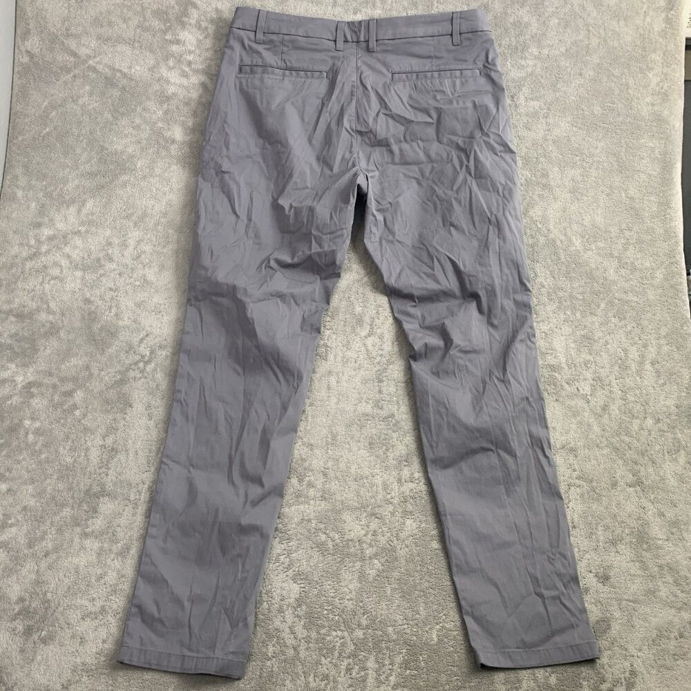 Birddogs Pants Men's 38x32 Performance Golf Chino Gray Stretch Athleisure Lined - Picture 11 of 13